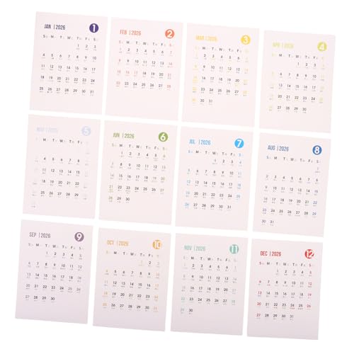 OSALADI Kalender Aufkleber Selbstklebend Monate Pocket Calendars Monatsübersicht Wanddekal Für Schüler Lehrer Büro Multiszenen Diy Journaling Sticker OSALADI Kalender Aufkleber Selbstklebend Monate Pocket Calendars Monatsübersicht Wanddekal Für Schüler Lehrer Büro Multiszenen Diy Journaling Sticker von OSALADI