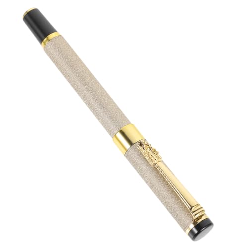 OSALADI Kalligrafie Füllfederhalter aus Metall mit Mattem Finish Spitze Wiederverwendbar für Büro Eleganter Schreibstift für Notizen und Kreative Projekte von OSALADI