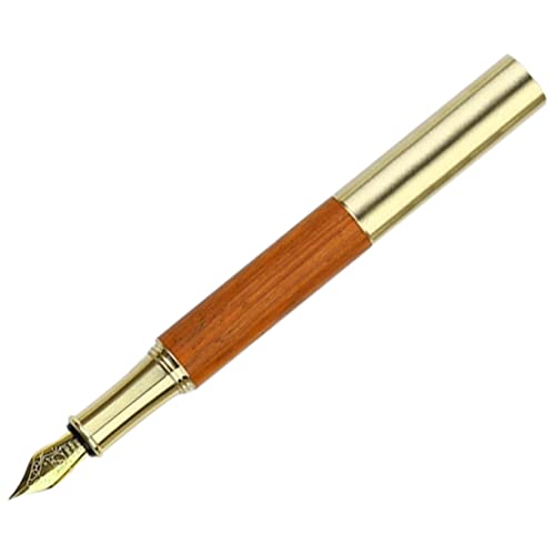 OSALADI Kalligraphie Füllfederhalter Retro Design Tragbare Mini Stift aus Messing für Schüler und Bastelprojekte Sanfte Schreibführung ohne Papierkratzen OSALADI Kalligraphie Füllfederhalter Retro Design Tragbare Mini Stift aus Messing für Schüler und Bastelprojekte Sanfte Schreibführung ohne Papierkratzen von OSALADI