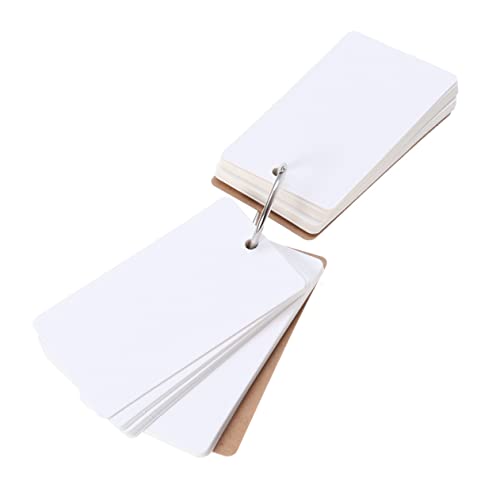 OSALADI Karteikarten aus Kraftpapier mit Binder Ring Lesezeichen und DIY Grußkarten für Schule Büro und Notizen Weiß Blöcke OSALADI Karteikarten aus Kraftpapier mit Binder Ring Lesezeichen und DIY Grußkarten für Schule Büro und Notizen Weiß Blöcke von OSALADI