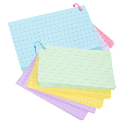 OSALADI Karteikarten mit Gelochten Lernkarten und Metallringen Multifunktionale Notizkarten aus Papier Handliches Vokabeltrainer für Schule Büro und Zuhause Cremefarbene Indexkarten OSALADI Karteikarten mit Gelochten Lernkarten und Metallringen Multifunktionale Notizkarten aus Papier Handliches Vokabeltrainer für Schule Büro und Zuhause Cremefarbene Indexkarten von OSALADI