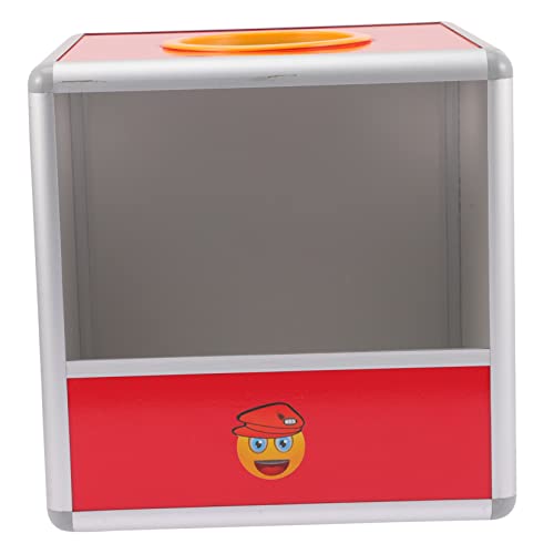 OSALADI Kasten Aluminiumlegierungspreisbox Container Lotteriefall Polling-Container Vorratsbehälter Einbrennlackplatte mit mittlerer Faser von OSALADI