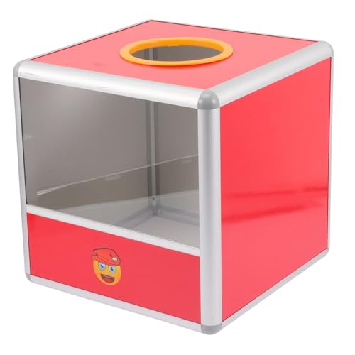 OSALADI Kasten Aluminiumlegierungspreisbox Vorratsbehälter Container Lotteriefall Polling-Container Einbrennlackplatte mit mittlerer Faser von OSALADI