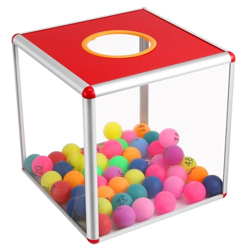 OSALADI Kasten Tombola-Preisbox groß verlosen Kästchen zeichnen Wohltätigkeit Gewinnspielboxen Slot Sammlung Fall Spenden Tombola-Losbehälter Spende Dose Aluminiumlegierung von OSALADI