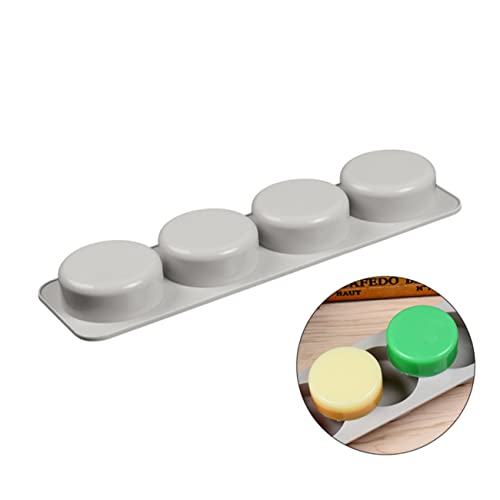 OSALADI Kavitäten Silikonseifenform für DIY Seifenherstellung Ovale Massagebürstenform für Seifenprojekte Kuchen Hitzebeständig und Leicht von OSALADI