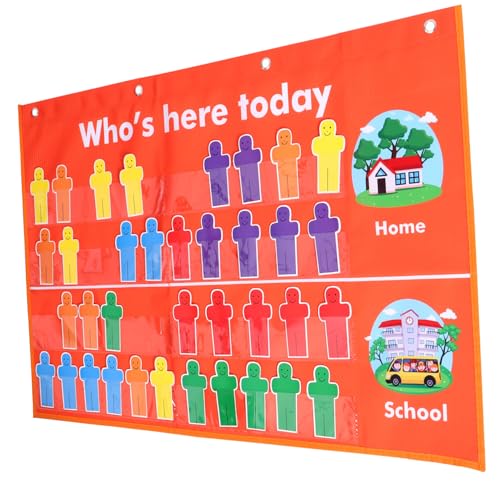 OSALADI Klassenzimmer Management Attendance Chart Tragbares Attendance Chart für Schüler aus Strapazierfähigem zur Klassenverwaltung für Täglichen Einsatz OSALADI Klassenzimmer Management Attendance Chart Tragbares Attendance Chart für Schüler aus Strapazierfähigem zur Klassenverwaltung für Täglichen Einsatz von OSALADI