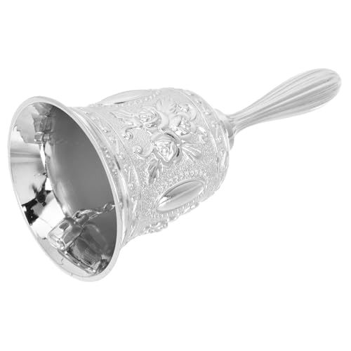 OSALADI Kleine Glocke aus Zinklegierung Dekorative Handglocke für Restaurant Zuhause und Hochwertiges Metallhandwerk für Schule Partys und Themenrestaurants OSALADI Kleine Glocke aus Zinklegierung Dekorative Handglocke für Restaurant Zuhause und Hochwertiges Metallhandwerk für Schule Partys und Themenrestaurants von OSALADI
