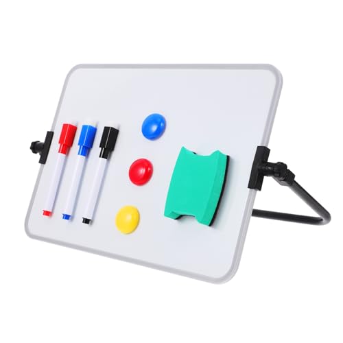 OSALADI Kleinere Seitige Whiteboard mit Magnetische Tischtafel Marker Magnete Radiergummi für Zeichnungen und Notizen Vielseitig Einsetzbar für Büro und Zuhause OSALADI Kleinere Seitige Whiteboard mit Magnetische Tischtafel Marker Magnete Radiergummi für Zeichnungen und Notizen Vielseitig Einsetzbar für Büro und Zuhause von OSALADI