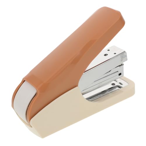 OSALADI Kompakter Single Finger Hefter Tragbarer Tischhefter Heavy Duty Bindemaschine für Schule Büro Langlebig Vielseitig Einsetzbar Leichte Bedienung Geeignet für Dicke Papierstapel von OSALADI