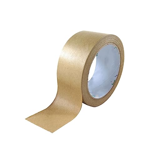 OSALADI Kraftpapier Klebeband Umweltfreundliches DIY Geschenkverpackungsband für Kreative Bastelprojekte Hoher Klebkraft und Widerstandsfähig gegen Wasser und Abrieb OSALADI Kraftpapier Klebeband Umweltfreundliches DIY Geschenkverpackungsband für Kreative Bastelprojekte Hoher Klebkraft und Widerstandsfähig gegen Wasser und Abrieb von OSALADI