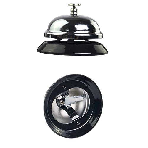 OSALADI Kreative Serviceglocke für Restaurants und Empfangsbereiche Silberne Tischglocke für Klare und Laute Klingelgeräusche für Hotels Küchen und Bars Leicht und Sicher Anwendung OSALADI Kreative Serviceglocke für Restaurants und Empfangsbereiche Silberne Tischglocke für Klare und Laute Klingelgeräusche für Hotels Küchen und Bars Leicht und Sicher Anwendung von OSALADI