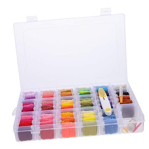 OSALADI Kreuzstichset für Diy Stickerei Farben mit Aufbewahrungsbox und Zubehör Stickset für Anfänger und Fortgeschrittene Einfach zu Bedienen und Kreativ Gestalten OSALADI Kreuzstichset für Diy Stickerei Farben mit Aufbewahrungsbox und Zubehör Stickset für Anfänger und Fortgeschrittene Einfach zu Bedienen und Kreativ Gestalten von OSALADI