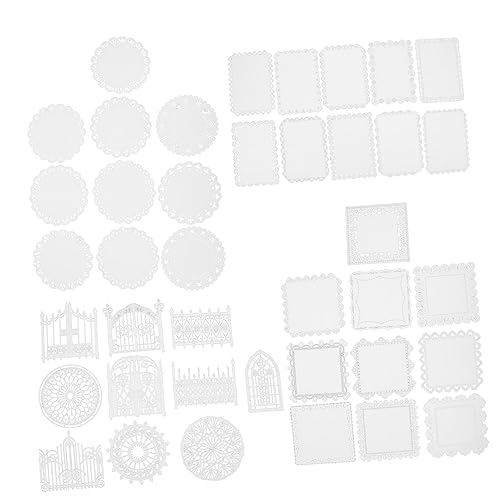 OSALADI Lace Decor Paper Teiliges für Diy Scrapbooking und Kreative Projekte Eleganter und Blumenmuster für Fotoalben und Journals von OSALADI