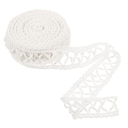 OSALADI Lace Trim für Hochzeitskleider Yards Vintage Spitzenband Weißes Spitzenbändchen Dekoratives Nähzubehör für Diy Handarbeiten Hochzeitsdekoration Kleidungsgestaltung OSALADI Lace Trim für Hochzeitskleider Yards Vintage Spitzenband Weißes Spitzenbändchen Dekoratives Nähzubehör für Diy Handarbeiten Hochzeitsdekoration Kleidungsgestaltung von OSALADI