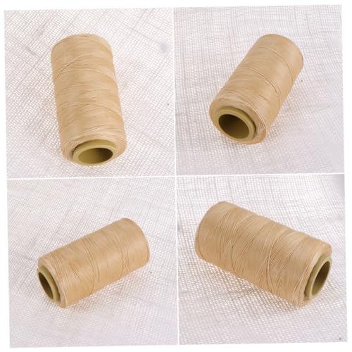 OSALADI Leder Nähgarn Wachs Schnur Beige Flaches Gewachstes Garn für Lederhandwerk Diy Buchbinden und Schuhreparatur Hochwertige Nähfäden für Kreative Projekte OSALADI Leder Nähgarn Wachs Schnur Beige Flaches Gewachstes Garn für Lederhandwerk Diy Buchbinden und Schuhreparatur Hochwertige Nähfäden für Kreative Projekte von OSALADI