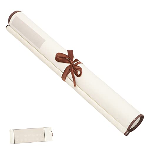 OSALADI Leerer Hängender Kalligraphie Rollenpapier Chinesische Kalligraphie Papierrolle für Sumi Malerei und Wasserfarbenkunst Felder OSALADI Leerer Hängender Kalligraphie Rollenpapier Chinesische Kalligraphie Papierrolle für Sumi Malerei und Wasserfarbenkunst Felder von OSALADI