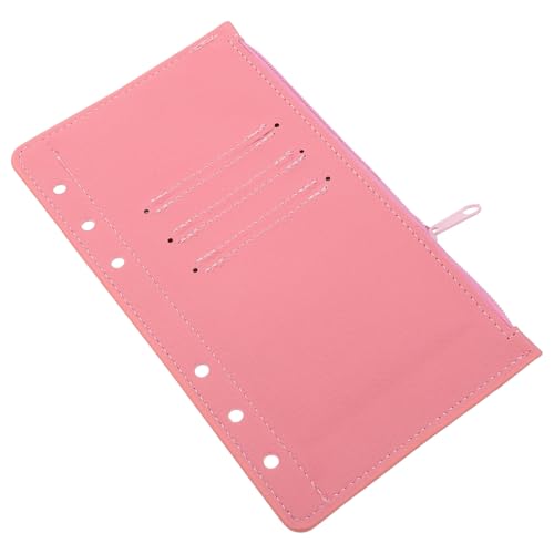 OSALADI Loseblatt Nachfüllpackung Mit 6 Löchern Taschenordner Notizbuch Ordner Schreibwaren Dokumentenablage Taschen Organizer Schul Nachfüllpackungen Ordner Mit Reißverschluss von OSALADI