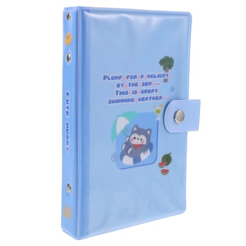 OSALADI Loseblatt PVC-Speicherbuch Album Bindemittel Drei-Ring-Ordner Dokumentenordner Notizblock Ordnerabdeckungen wiederverwendbarer Ordnereinband ästhetischer Binder Plastik Himmelblau OSALADI Loseblatt PVC-Speicherbuch Album Bindemittel Drei-Ring-Ordner Dokumentenordner Notizblock Ordnerabdeckungen wiederverwendbarer Ordnereinband ästhetischer Binder Plastik Himmelblau von OSALADI