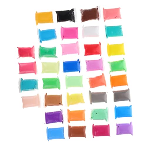 OSALADI Lufttrocknende Knete mit Farben Ultraleichte Modelliermasse für Erwachsene Diy Bastelmaterial für Spiel und Motorische Fähigkeiten für Jungen von OSALADI