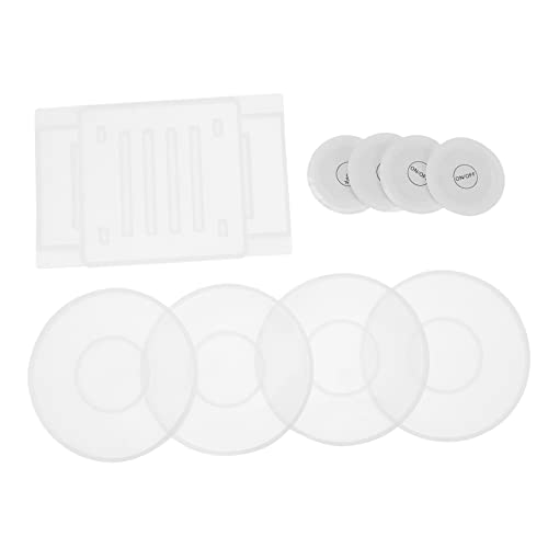 OSALADI Luminous Cd Epoxidharz Untersetzer Silikonform mit Lichtaufkleber Diy Coaster Mold für Kreative Bastelprojekte und Glänzende Tischdekorationen OSALADI Luminous Cd Epoxidharz Untersetzer Silikonform mit Lichtaufkleber Diy Coaster Mold für Kreative Bastelprojekte und Glänzende Tischdekorationen von OSALADI