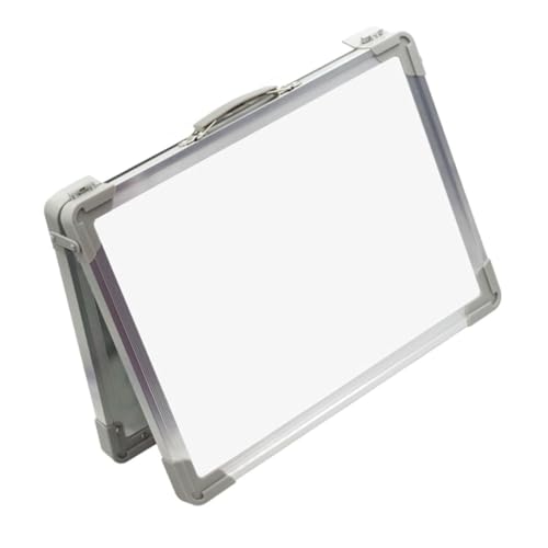 OSALADI Magnetisches Tragbares Whiteboard Doppelseitige Faltbare Staffelei für Desktop Leicht und Magnetisch für Büro Schule und Zuhause für Notizen von OSALADI