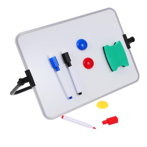 OSALADI Magnetisches Whiteboard mit Ständer Abwischbar Seitig Marker Bunte Magnete Radiergummi für Schüler Familie zum Schreiben Zeichnen Lernen Büro OSALADI Magnetisches Whiteboard mit Ständer Abwischbar Seitig Marker Bunte Magnete Radiergummi für Schüler Familie zum Schreiben Zeichnen Lernen Büro von OSALADI