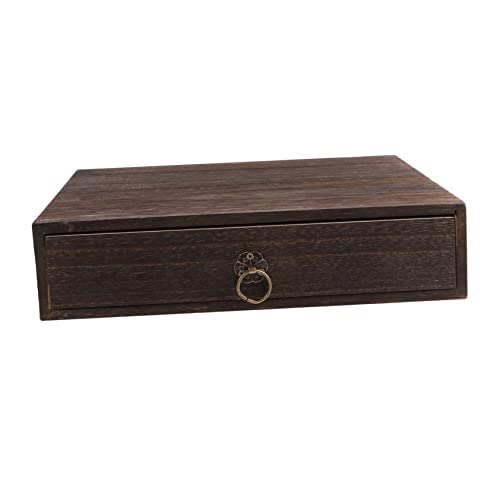 OSALADI Massive Holz Schubladenbox Retro Design Desktop Organizer Lagig Schreibtisch Aufbewahrung für Büro und Zuhause Vintage Stil Sichere und Stilvolle Holzbox zur Schreibtisch Ordnung OSALADI Massive Holz Schubladenbox Retro Design Desktop Organizer Lagig Schreibtisch Aufbewahrung für Büro und Zuhause Vintage Stil Sichere und Stilvolle Holzbox zur Schreibtisch Ordnung von OSALADI