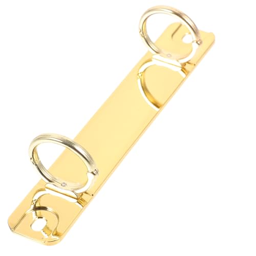 OSALADI Metall Bindering Lose Mechanismus Goldener Ringordner DIY Organizer für Büro Lehrer und Planer mit Abnehmbaren O ringen für Notizbuch Einlagen OSALADI Metall Bindering Lose Mechanismus Goldener Ringordner DIY Organizer für Büro Lehrer und Planer mit Abnehmbaren O ringen für Notizbuch Einlagen von OSALADI