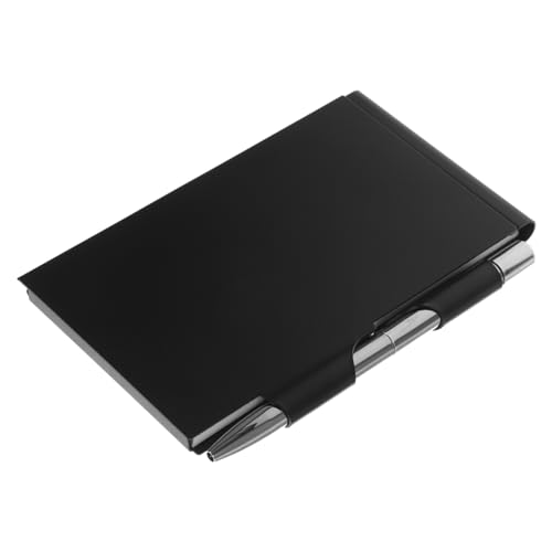 OSALADI Metallkartenbox Notebook Notizblock Mini-notizbuch Notizpolster Notizbuch Mini Für Tragbar Kleines Notizbuch Tasche Fall Schlank Kleine Notizbücher Aluminiumlegierung Schwarz OSALADI Metallkartenbox Notebook Notizblock Mini-notizbuch Notizpolster Notizbuch Mini Für Tragbar Kleines Notizbuch Tasche Fall Schlank Kleine Notizbücher Aluminiumlegierung Schwarz von OSALADI
