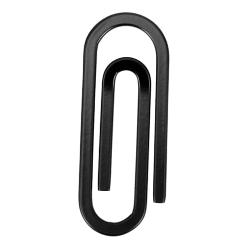 OSALADI Metallkartenclip Papier Bobby Stichworte Büroklammern Für Clips Dokumentieren Schlüssel Geformt Binder Büroklammer Metall -büroklamme Black Rostfreier Stahl von OSALADI