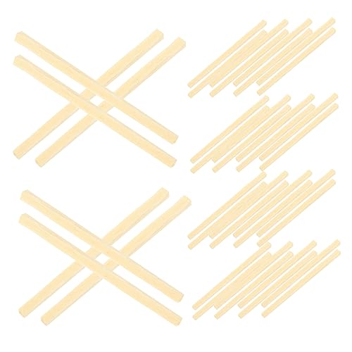 OSALADI Mini Holzstäbchen Holz Dübel für Diy Projekte zum Basteln von Miniaturmöbeln und Modellbau Leicht und Langlebig für Erwachsene OSALADI Mini Holzstäbchen Holz Dübel für Diy Projekte zum Basteln von Miniaturmöbeln und Modellbau Leicht und Langlebig für Erwachsene von OSALADI