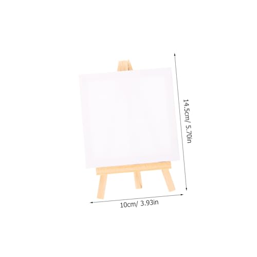 OSALADI Mini Staffelei Teilig Stabiles Dreieckiges Holzgestell mit Mini Leinwänden Multifunktional für Malerei DIY Kunstprojekte und Dekoration für Künstler und Kunststudenten OSALADI Mini Staffelei Teilig Stabiles Dreieckiges Holzgestell mit Mini Leinwänden Multifunktional für Malerei DIY Kunstprojekte und Dekoration für Künstler und Kunststudenten von OSALADI