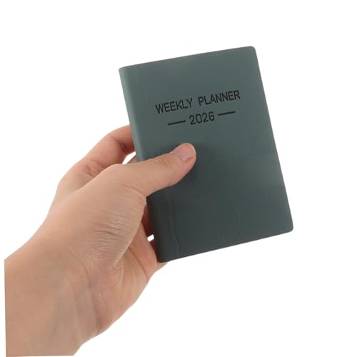 OSALADI Mini Wochenplaner Notizbuch Schlanker Tragbarer Kalender und Organizer für Tägliche Planung und Zeitmanagement Kompakter Pocket Notizblock mit Übersichtlichem Wochenlayout und von OSALADI