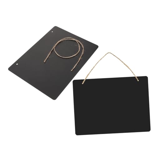 OSALADI Mini -tafel Wohnheim-türschild Zeichenbrett Tafelschild Zum Aufhängen Menü -board Kreidebrett Tafel Für Die Wand Hängende Trockenlöschtafel Tafel Im Freien Tafelkarte Schwarz Holz von OSALADI