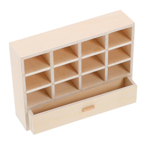 OSALADI Miniatur Holz Schrank mit Schubladen Unlackiertes Mini Aufbewahrungs und Organizer Möbelstück für Puppenhaus Wohnzimmer und Schlafzimmer DIY Bemalbar Puppenhaus Zubehör OSALADI Miniatur Holz Schrank mit Schubladen Unlackiertes Mini Aufbewahrungs und Organizer Möbelstück für Puppenhaus Wohnzimmer und Schlafzimmer DIY Bemalbar Puppenhaus Zubehör von OSALADI