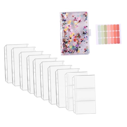 OSALADI Money Binder mit PVC Zipper Tasche Multifunktionales Budget Notizbuch mit Bunten Beuteln Kartenfach und Etiketten für Haushaltsplanung und Bargeldorganisation OSALADI Money Binder mit PVC Zipper Tasche Multifunktionales Budget Notizbuch mit Bunten Beuteln Kartenfach und Etiketten für Haushaltsplanung und Bargeldorganisation von OSALADI