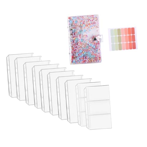OSALADI Money Organizer Binder mit Wasserdichtem PVC Innenfach Multifunktionales Budgetbuch mit Reißverschlusstaschen Kartenfach Doppeltasche und Etiketten für Einfache Finanzplanung OSALADI Money Organizer Binder mit Wasserdichtem PVC Innenfach Multifunktionales Budgetbuch mit Reißverschlusstaschen Kartenfach Doppeltasche und Etiketten für Einfache Finanzplanung von OSALADI