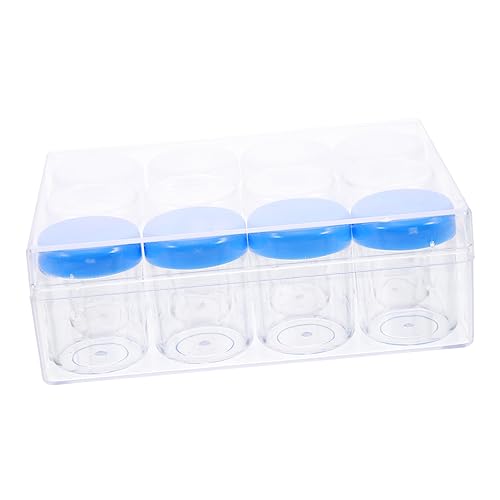 OSALADI Multifunktionale Aufbewahrungsbox für Schmuck und Kleine Gegenstände Fächer Hochtransparent für Ohrringe Anhänger und Mehr Platzsparend und Perfektes für und Familie von OSALADI