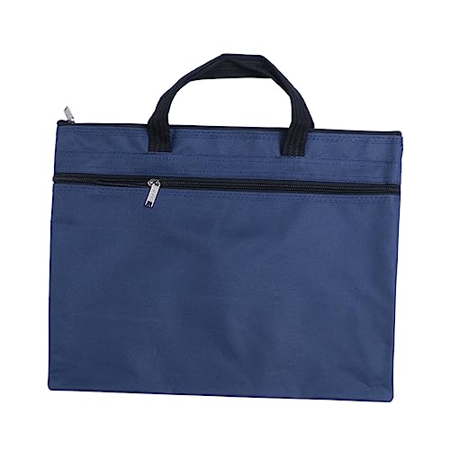 OSALADI Multifunktionale Dokumententasche aus Wasserdichtem Material Tragbarer Portfolio Organizer mit Reißverschluss für Business Reisen und Büro Stabil und Langlebig OSALADI Multifunktionale Dokumententasche aus Wasserdichtem Material Tragbarer Portfolio Organizer mit Reißverschluss für Business Reisen und Büro Stabil und Langlebig von OSALADI