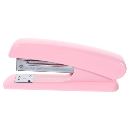 OSALADI Multifunktionaler Hefter Beige Tischhefter Ästhetisches Briefpapier kleiner Hefter Mini -Hefter für neuartige Hefter süßer Mini-Hefter Buchbindehefter Metall Rosa von OSALADI