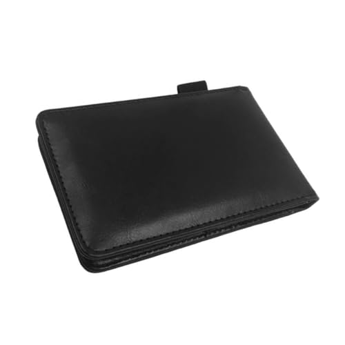 OSALADI Multifunktionaler Notizblock Schwarz Praktisches Schedule Notepad für Büro und Business Hochwertiges Pu material Handliches Planungsjournal für Meetings und Tägliche Organisation von OSALADI