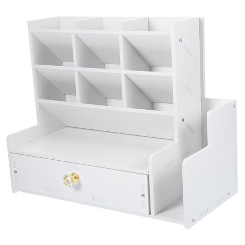 OSALADI Multifunktionaler Schreibtisch Organizer Rustikaler Stifthalter mit Mehreren Fächern für Büro und Zuhause Stabil aus Material zur Aufbewahrung von Stiften Scheren und Notizblöcken OSALADI Multifunktionaler Schreibtisch Organizer Rustikaler Stifthalter mit Mehreren Fächern für Büro und Zuhause Stabil aus Material zur Aufbewahrung von Stiften Scheren und Notizblöcken von OSALADI