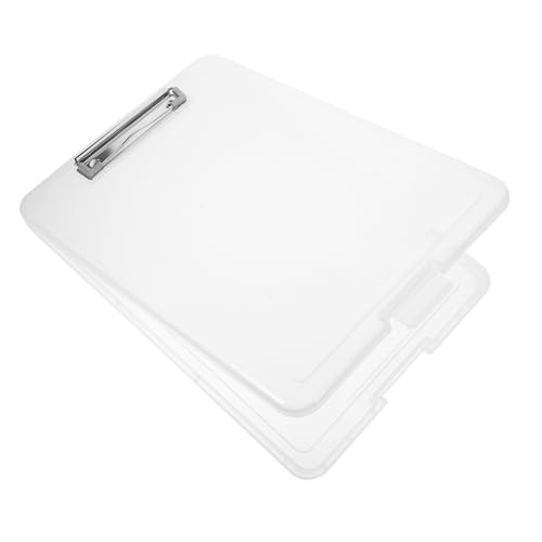 OSALADI Multifunktionales Tragbares Dokumenten Clipboard aus Robustem mit Aufbewahrungsbox für Büro Schule und Unterwegs Transparent Weiß OSALADI Multifunktionales Tragbares Dokumenten Clipboard aus Robustem mit Aufbewahrungsbox für Büro Schule und Unterwegs Transparent Weiß von OSALADI