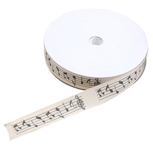 OSALADI Musiknoten Geschenkband Yards Polyesterband für DIY Bastelarbeiten Hochzeiten Geburtstagsfeiern und Dekorative Verpackungen Handgeschnitten und Langlebig OSALADI Musiknoten Geschenkband Yards Polyesterband für DIY Bastelarbeiten Hochzeiten Geburtstagsfeiern und Dekorative Verpackungen Handgeschnitten und Langlebig von OSALADI