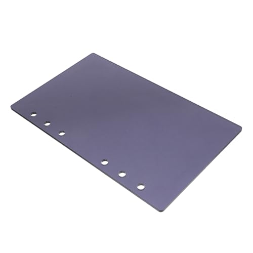 OSALADI Nachfüllbares Acryl-notizbuchcover Ringbuchhülle Schwarz Professioneller Organizer Schutz für Planer Büro Reise von OSALADI
