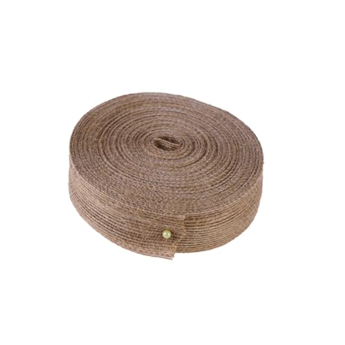 OSALADI Natürliche Juteband Breit Strapazierfähiges Webband für DIY Basteln Nähen Dekoration Geschenkverpackung und Hochzeitsdeko Vielseitiges Naturseil für Handwerk von OSALADI