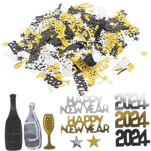 OSALADI Neujahrsfeier Konfetti Deko Metallisches Konfetti für Tischdekoration Party Bastelprojekte und Geschenktüten Sicher und Langlebig OSALADI Neujahrsfeier Konfetti Deko Metallisches Konfetti für Tischdekoration Party Bastelprojekte und Geschenktüten Sicher und Langlebig von OSALADI