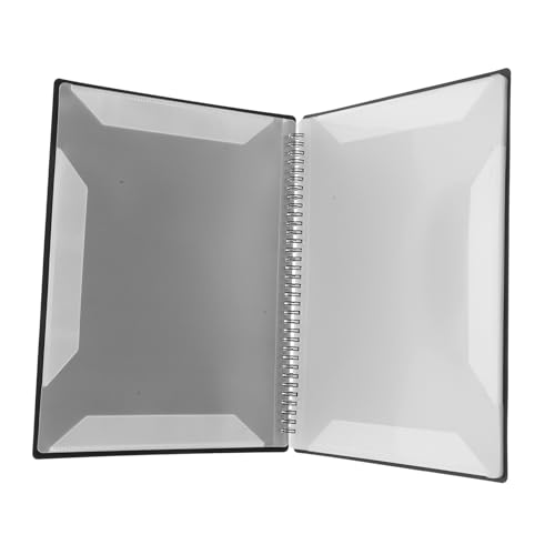 OSALADI Notenordner Musikmappe Spiralordner Blatt Musiknoten Aufbewahrung Klaviernoten Aktenordner Silber Schwarz mit Notenmotiv für Musiker Büro Schule OSALADI Notenordner Musikmappe Spiralordner Blatt Musiknoten Aufbewahrung Klaviernoten Aktenordner Silber Schwarz mit Notenmotiv für Musiker Büro Schule von OSALADI
