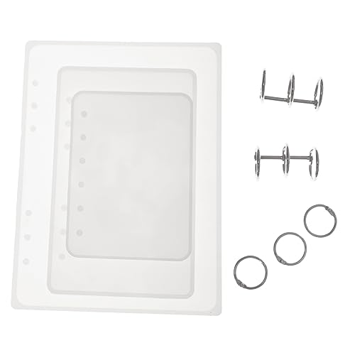 OSALADI Notizbuch Silikonform Set Diy Epoxidharz Gießform für Notizbuch Cover mit Binderinge Flexible und Wiederverwendbare Silikonformen für Bastelprojekte OSALADI Notizbuch Silikonform Set Diy Epoxidharz Gießform für Notizbuch Cover mit Binderinge Flexible und Wiederverwendbare Silikonformen für Bastelprojekte von OSALADI