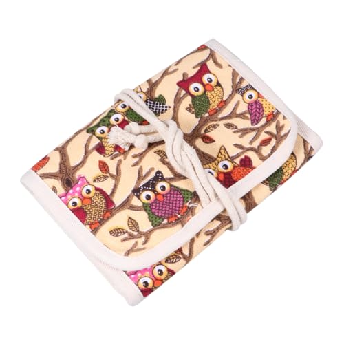 OSALADI Owl Häkel und Stricknadel Aufbewahrungstasche Großes Kapazitäts Tool Bag Baumwolle für Zuhause und Reisen mit Mehreren Fächern zur Optimalen Organisation von Strickzubehör OSALADI Owl Häkel und Stricknadel Aufbewahrungstasche Großes Kapazitäts Tool Bag Baumwolle für Zuhause und Reisen mit Mehreren Fächern zur Optimalen Organisation von Strickzubehör von OSALADI